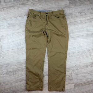 Peter Millar Men's 36x28 Ultimate Sateen 5-Pocket Pant Golf Preppy Khaki MF19B39